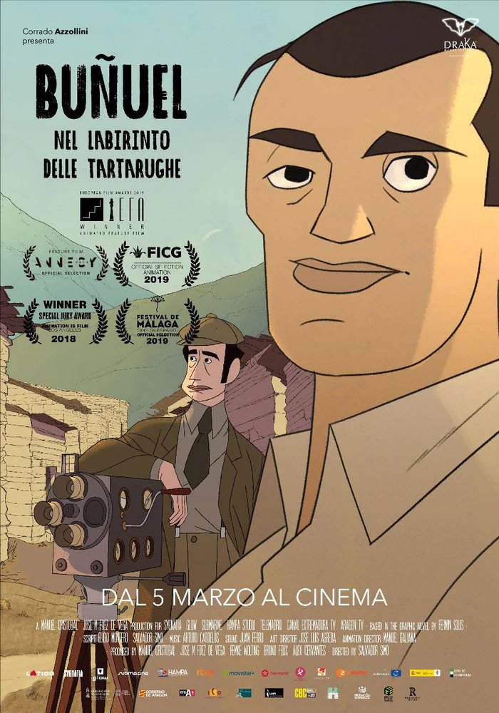 Buñuel - Nel labirinto delle tartarughe poster locandina
