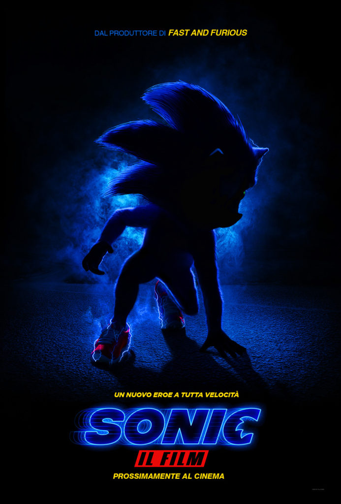 Sonic - Il film poster locandina