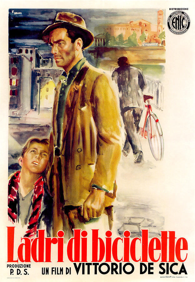 Ladri di biciclette poster locandina