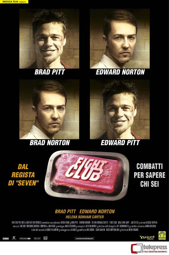 Fight Club poster locandina