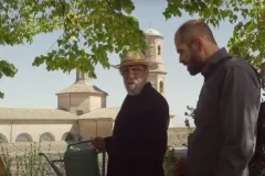 Acqua alle corde, Giobbe Covatta e Cristiano Caldironi in una sequenza del film