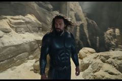 Aquaman e il regno perduto, Jason Momoa in una sequenza del film