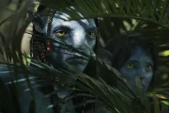 Avatar - La via dell'acqua, Sigourney Weaver in una sequenza del film