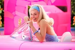 Barbie, Margot Robbie in un frame del film di Greta Gerwig