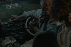 Beast, Idris Elba, Leah Jeffries e Iyana Halley in una scena del film di Baltasar Kormákur