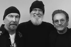 Bono & The Edge: A Sort of Homecoming con Dave Letterman, i tre protagonisti