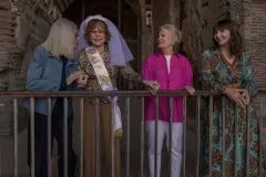 Book Club - Il capitolo successivo, Jane Fonda, Diane Keaton, Candice Bergen e Mary Steenburgen in una sequenza del film