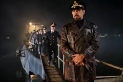 Comandante, Pierfrancesco Favino durante una scena del film di Edoardo De Angelis