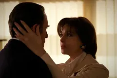Diabolik - Ginko all'attacco!, Valerio Mastandrea e Monica Bellucci in una scena del film dei Manetti Bros.