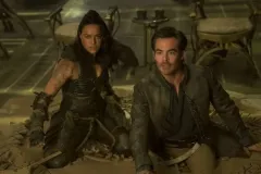 Dungeons & Dragons - L'onore dei ladri, Michelle Rodriguez e Chris Pine in una scena del film