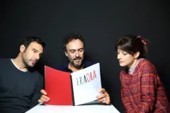Era ora, Barbara Ronchi, Edoardo Leo e Alessandro Aronadio sul set del film