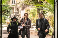 Falla girare, Giampaolo Morelli, Fabio Balsamo e Ciro Priello in un momento del film