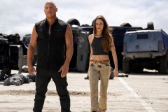 Fast X, Vin Diesel e Daniela Melchior in un frame del film