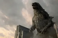 Godzilla, il titano in azione in una scena del film di Gareth Edwards