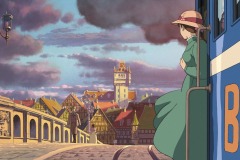 Il castello errante di Howl, la giovane Sophie in una scena del film di Hayao Miyazaki