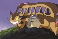 Il mio vicino Totoro, Totoro e il Gattobus in una scena del film