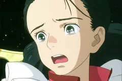 Il ragazzo e l'airone, un primo piano di Himi nel film di Hayao Miyazaki