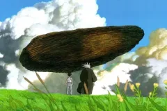 Il ragazzo e l'airone, Mahito e il suo prozio in una scena del film di Hayao Miyazaki