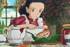 Il ragazzo e l'airone, un'immagine di Himi nel film di Hayao Miyazaki