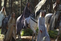 Il Signore degli Anelli - Il ritorno del re, Liv Tyler durante una sequenza del film
