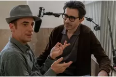 Il signore delle formiche, Luigi Lo Cascio ed Elio Germano sul set del film di Gianni Amelio