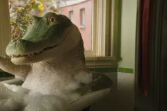 Il talento di Mr. Crocodile, il coccodrillo Lyle in una scena del film