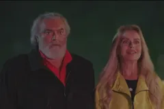 Improvvisamente Natale, Diego Abatantuono e Gloria Guida in una scena del film