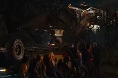Jurassic World - Il dominio, una scena ad alta tensione del film