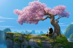 Kung Fu Panda 4, un'immagine tratta dal film d'animazione