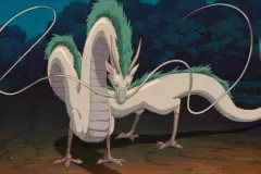 La città incantata, un'immagine del drago Aku nel film di Hayao Miyazaki