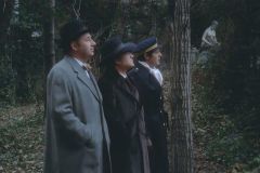 La grande abbuffata, Philippe Noiret, Ugo Tognazzi e Marcello Mastroianni in una scena del film