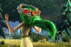 Mavka e la foresta incantata, una Mavka danzante in una scena del film