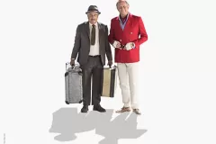 Mistero a Saint-Tropez, Christian Clavier e Benoît Poelvoorde in un'immagine promozionale del film