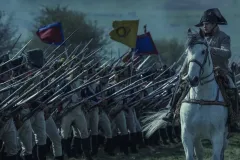 Napoleon, Joaquin Phoenix in un momento del film