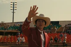 Nope, Steven Yeun in un'immagine del film di Jordan Peele
