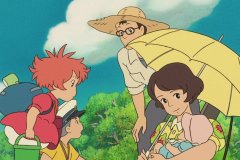 Ponyo sulla scogliera, una scena famigliare del film di Hayao Miyazaki