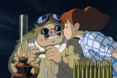 Porco Rosso, una tenera scena del film di Hayao Miyazaki