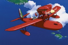 Porco Rosso, una sequenza aerea nel film di Hayao Miyazaki
