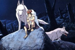 Principessa Mononoke, San in una scena del film di Hayao Miyazaki