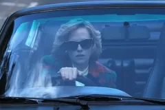 Spencer, Kristen Stewart in una sequenza del film di Pablo Larraín