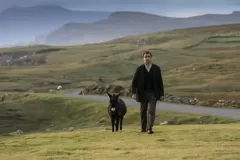 The Banshees of Inisherin, Colin Farrell in una sequenza del film