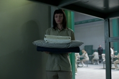 The Recruit, Laura Haddock durante una scena della serie Netflix