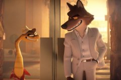 Troppo cattivi: Snake e Wolf se la ridono in una scena del film d'animazione