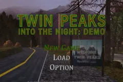 Twin Peaks: Into the Night, la schermata iniziale della demo giocabile