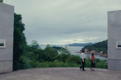 Viaggio in Giappone, Isabelle Huppert e Tsuyoshi Ihara in un momento del film