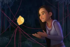Wish, Asha e Stella in una scena del film d'animazione