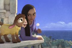 Wish, Asha e Valentino in una scena del film d'animazione