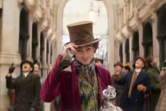 Wonka, Timothée Chalamet in una foto del film