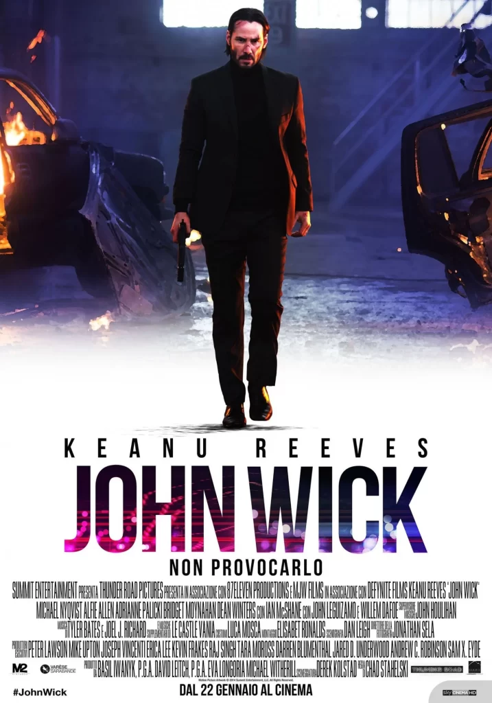 John Wick, la locandina italiana del film di Chad Stahelski e David Leitch