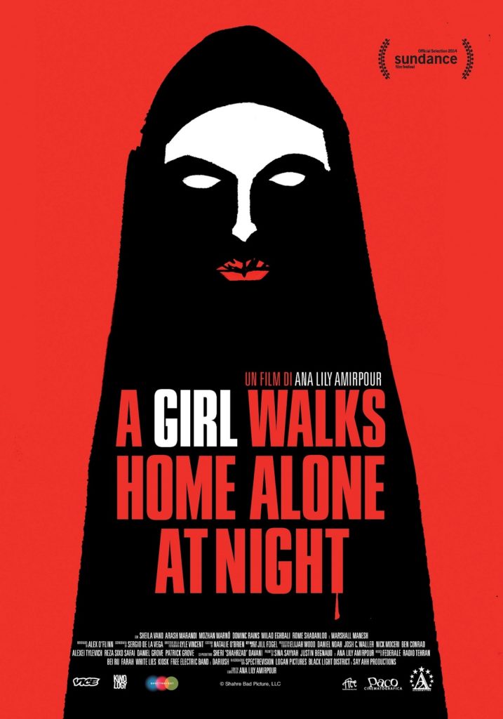 A Girl Walks Home Alone at Night poster locandina